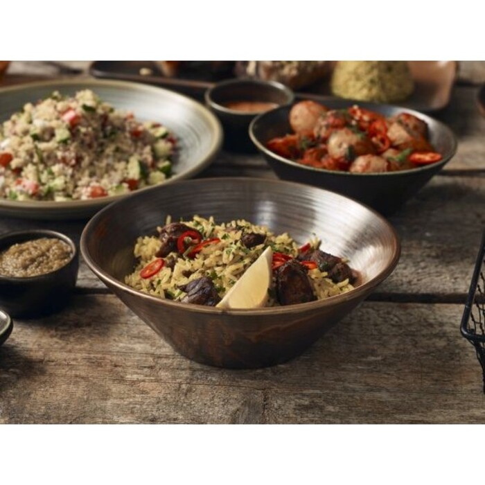 Миска конусная 19 см, 960 мл, Terra Porcelain Rustic Copper, GenWare