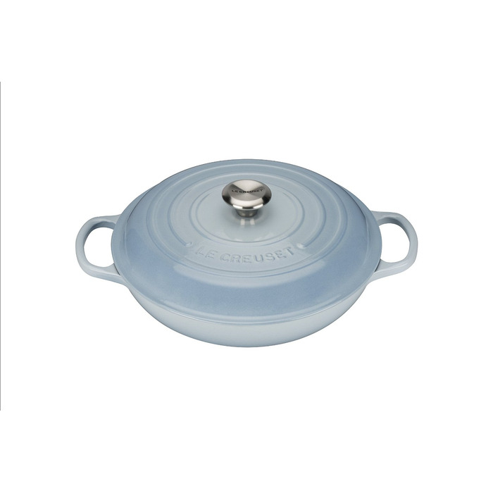 Сковорода-жаровня чугунная 30 см, голубой Le Creuset