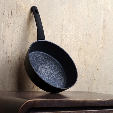 Глубокая сковорода Fissman MONIQUE 24x6,5 см алюминий с антипригарным покрытием (14225)