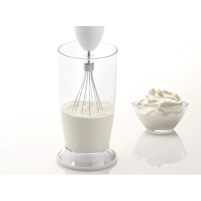 Gorenje Блендер заглибний 800Вт, 5в1, чаша-500мл, подрібнювач, білий