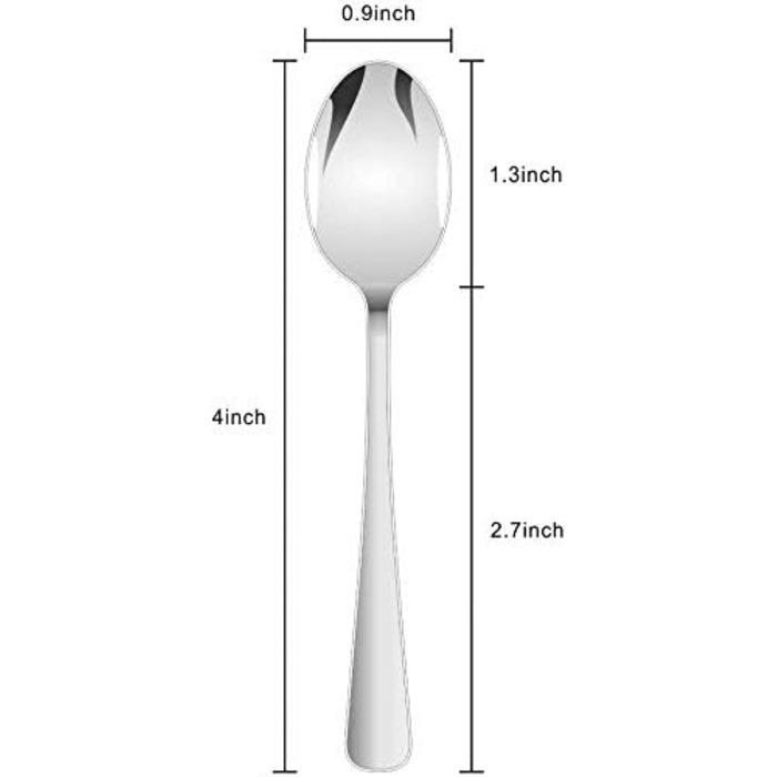 Ложки для эспрессо маленькие 12 шт. YYZP