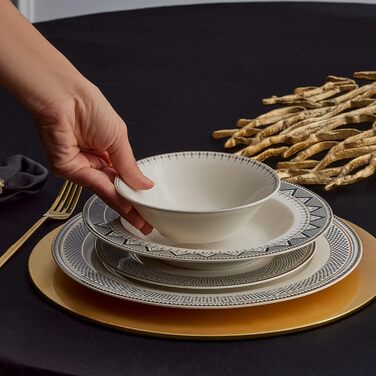 Столовий сервіз 24 шт. на 6 персон, порцеляна Кaraca Globe