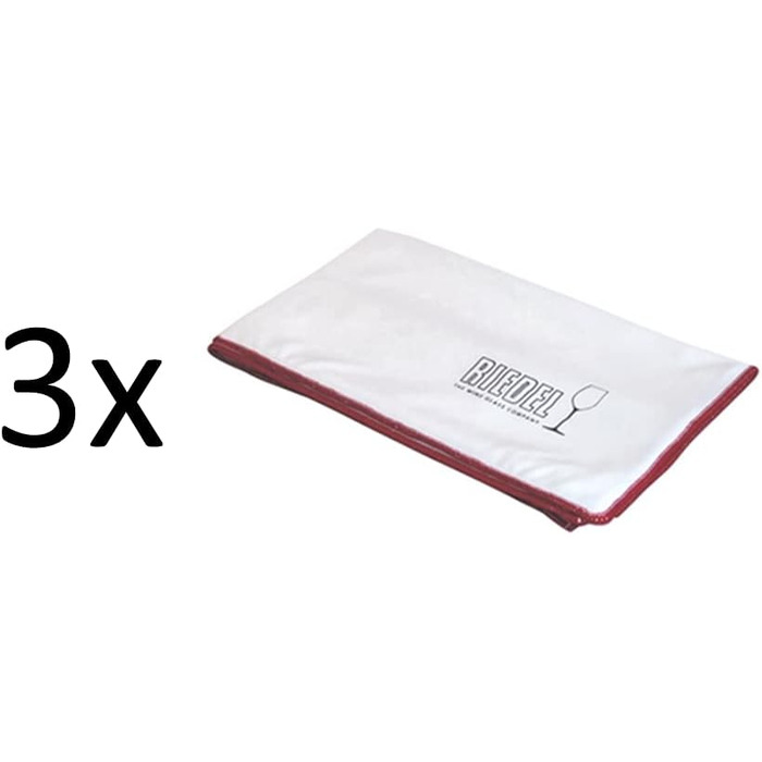 Набір серветок для чищення з мікрофібри, 3 предмети з набором трубочок для пиття, Riedel