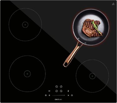 Індукційна плита з 4 конфорками, 7200 Вт Bolero Squad I 4200 Cecotec