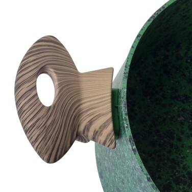 Кастрюля со стеклянной крышкой 24 см 4,7л MALACHITE Fissman