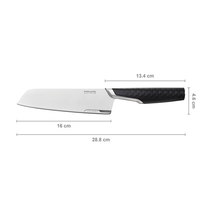 Нож Santoku Fiskars Taiten 16 см (1066831)
