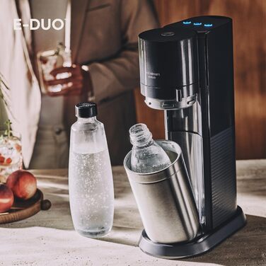 Набір для газування води, 4 предмети, чорний E-Duo SodaStream