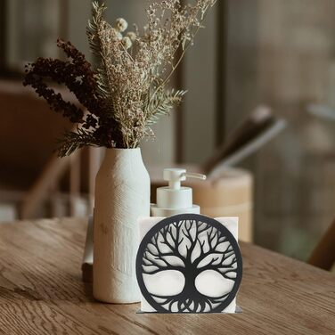 Підставка для серветок чорна VILLCASE