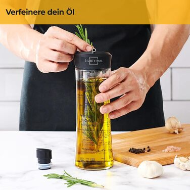 Дозатор для масла и уксуса 500 мл со стеклянным фильтром Silberthal