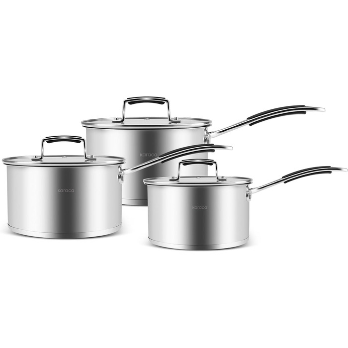 Набір посуду із нержавіючої сталі 6 предметів KARACA