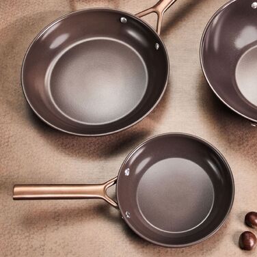 Набір з 2 сковорід 24 та 28 см, коричневі Milano Zwilling