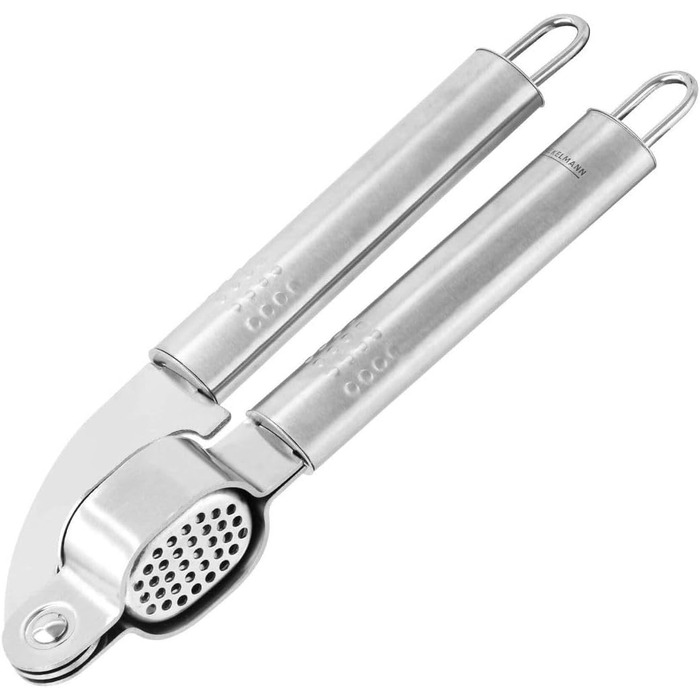 Відкривачка Fackelmann OVAL GRIP, практична відкривачка для консервів з нержавіючої сталі, універсальна відкривачка з ергономічною ручкою (колір сріблястий), кількість ука (19 x 5,5 x 3 см)