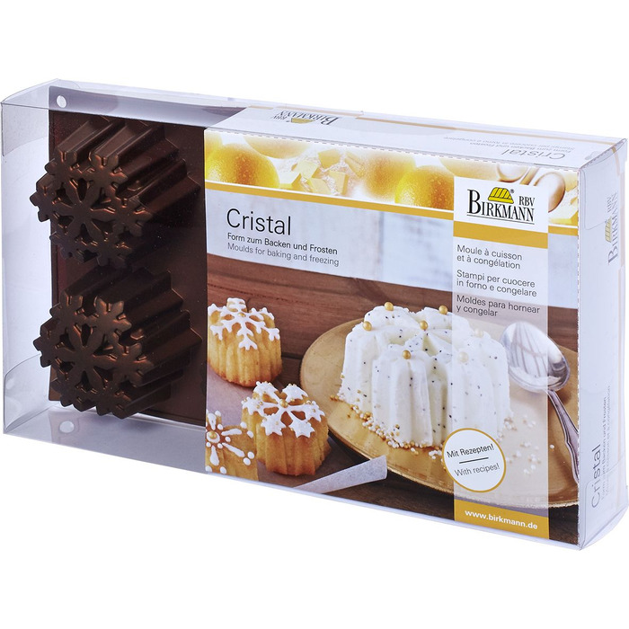 Форма для випічки у вигляді сніжинок, 30,6 x 18 x 5 см, бронзова, RBV Birkmann