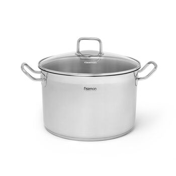 Кастрюля Fissman TAHARA 26x17 см/9,0 л с крышкой (5307)