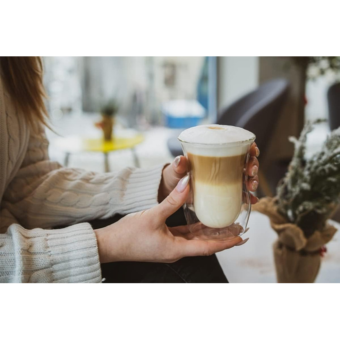 Набір із 6 склянок для кави 300 мл Konsimo