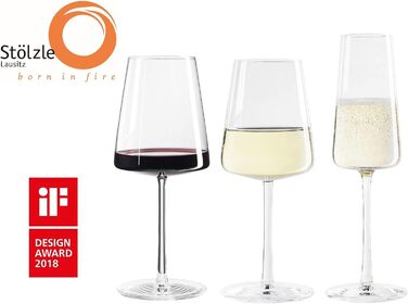 Свадебный набор бокалов для шампанского, красного и белого вина, 18 предметов, Power Stölzle Lausitz