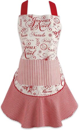 Набір кухонних рушників DII для святкового використання, різдвяні рушники для випічки, приготування їжі та розваг, 18&quot x 28&quot, Tree Farm, 2 шт. (Joyeux Noel)
