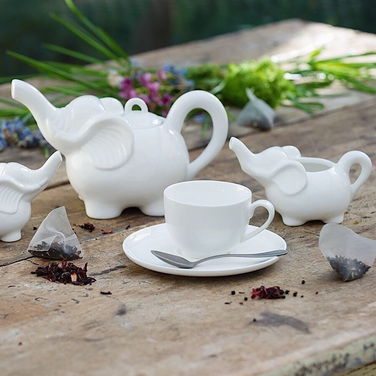 Чайник заварочний La Porcellana Bianca ELEFANTI, порцеляна, 750 мл