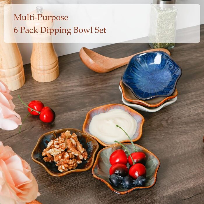 Набір з 6 керамічних мисок для соусу 55 мл NUTRIUPS