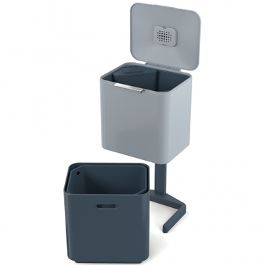 Контейнер для сміття з двома баками 60 л Totem Max Sky Joseph Joseph