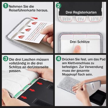 Швабра та відро з 3 миючимися мікрофібровими накладками JOYMOOP