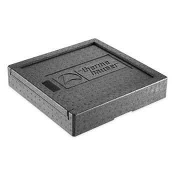 Термохаузер EPP термобокс Pizza Eco Line з кришкою - об&39єм 22 л - 41 х 41 х 23 см - коробка для піци для служби доставки (кришка для охолодження)