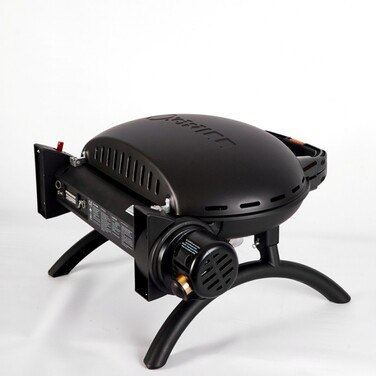 Портативный переносной газовый гриль O-GRILL 500, черный шланг в подарок! Код: 008287