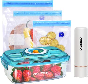 Вакуумні пакети 16 х 22/21 х 22/ 20 х 25 см Aigostar