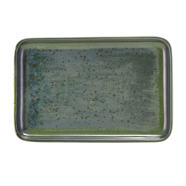 Блюдо прямоугольное 30*20 см, зеленое, Terra Porcelain Aqua Green, GenWare