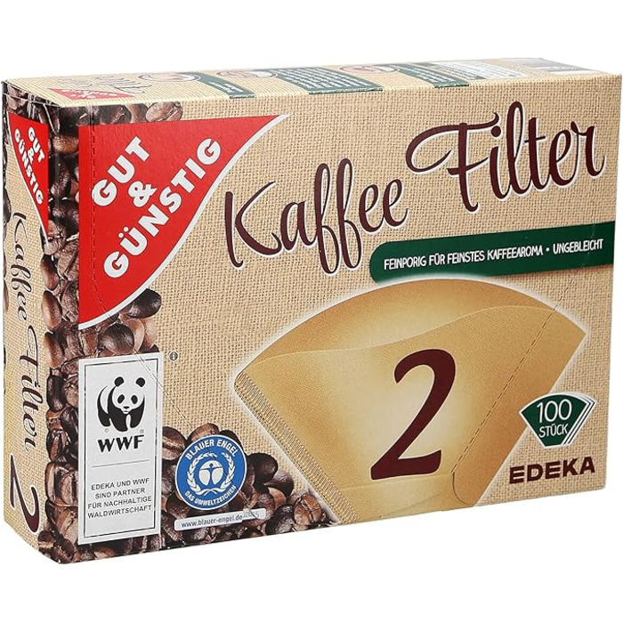 Фільтри для кави 100 шт. Gut&Günstig