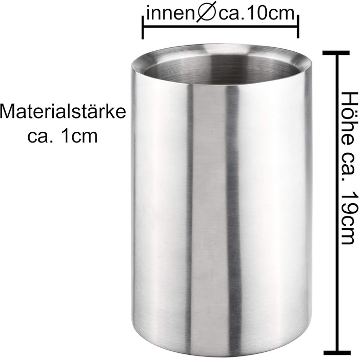 Охолоджувач для вина з нержавіючої сталі 2 шт Bambelaa!