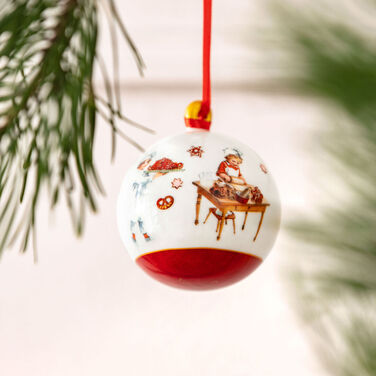 Ялинкова прикраса куля 6,5 x 6,5 x 8 см Annual Christmas Edition 2023 Villeroy & Boch