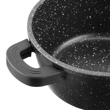 ARDESTO Gemini Anzio Стеклянная крышка сковорода, 1,2 л, Алюминий, Черный