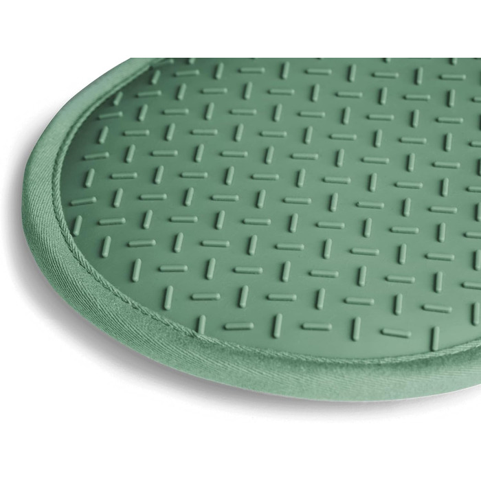 Набір 2 шт. Силікон і бавовна, термостійкі (прихватки, м'ята)