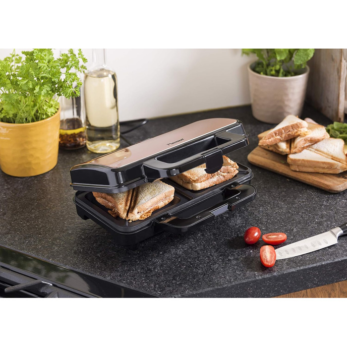 Бутербродница тостер для 2 бутербродов с антипригарным покрытием 900 Вт Bestron