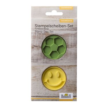 Набір штампів для печива, 2 предмета, 5 см, Fussball RBV Birkmann