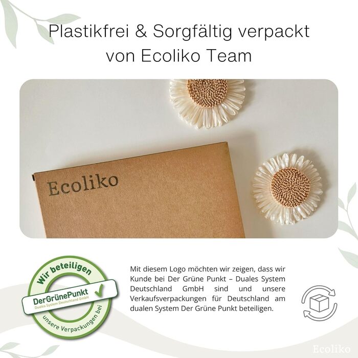 Набір губок для миття посуду 6 шт. чорний Ecoliko