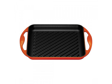 Сковорода гриль квадратна, 24 см, помаранчева Le Creuset