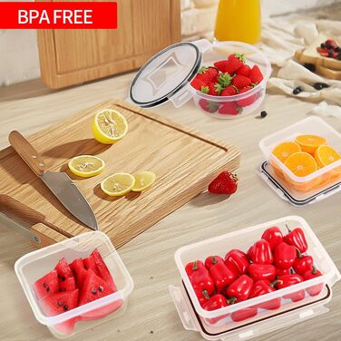 Набір контейнерів з кришками, 18 предметів Skroam