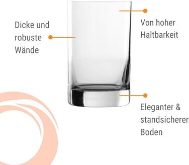 Набір із 6 склянок для води/соку 290 мл, New York Bar Stölzle Lausitz