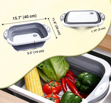 Миска для миття посуду зі обробною дошкою Neez