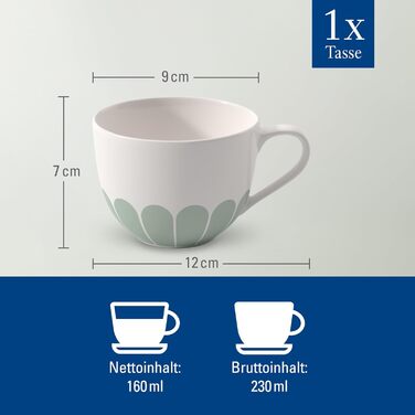 Чашка для кави 160 мл, зелений Fleur Villeroy & Boch
