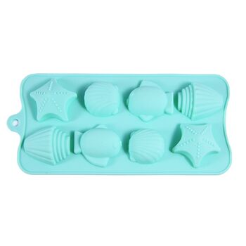 Форма для льоду і шоколаду Fissman 8 осередків Подарунок Моря 18x10x2 см (6550)