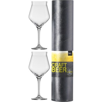 Набір келихів для крафтового пива Tulip в подарунковій тубі 435 мл, 2 предмета Craft Beer Experts Eisch
