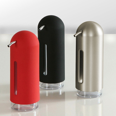 Диспенсер для рідкого мила 7х20х9,5 см металік Penguin Umbra