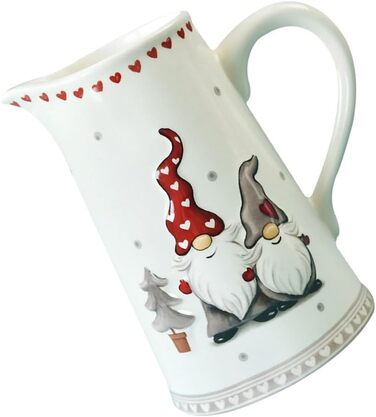 Різдвяний глечик для молока з порцеляни Cabilock