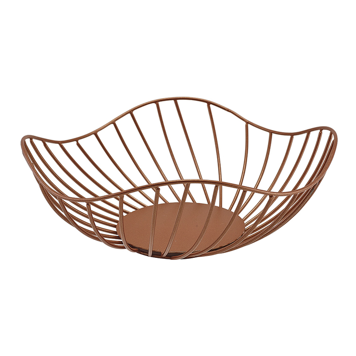 Кошик 28.5*10 см, мідний, металевий, GenWare