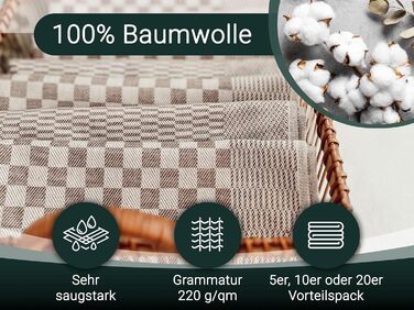 Набір кухонних рушників з 10 предметів 46 x 70 см ZOLLNER