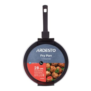 ARDESTO Gemini Salerno Сковорода для глубокой жарки, 28см, Алюминий, Черный