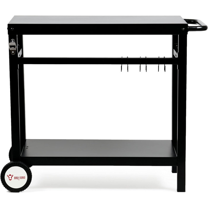 Металевий стіл-гриль, чорний 85 x 50 x 81 см BBQ-Toro